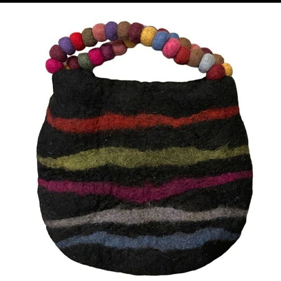 Rising Tide Handbags - Vintage Rising Tide 100% Wool Colorful Handbag